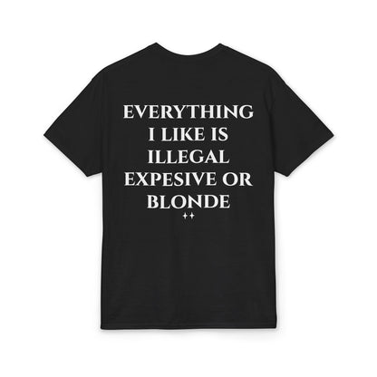 Everything I Like Is Illegal Expensive or Blonde