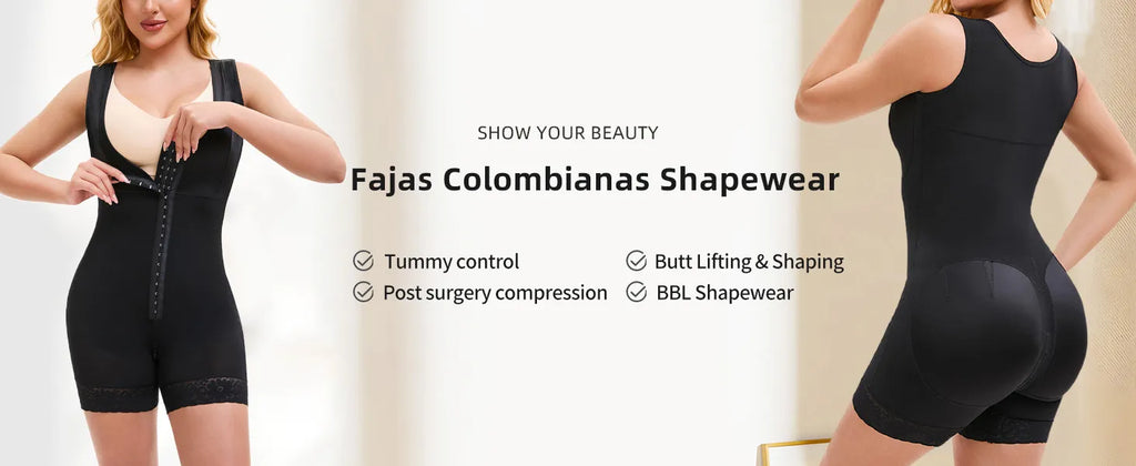 Colombian Faja Shapewear – Tummy Control & Butt Lifter