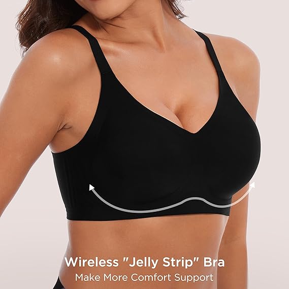 3-Pack Wireless Seamless Bras for Women