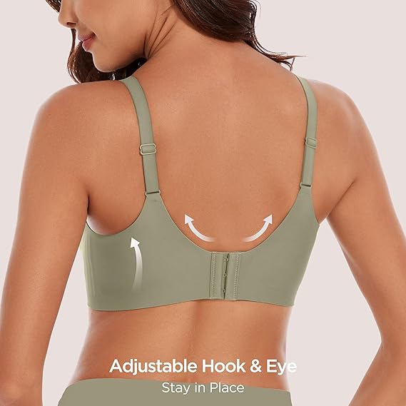 3-Pack Wireless Seamless Bras for Women