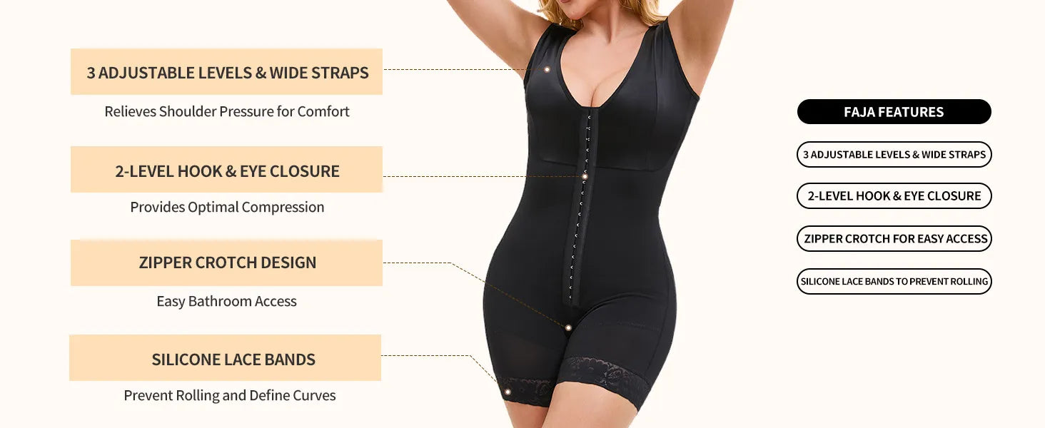 Colombian Faja Shapewear – Tummy Control & Butt Lifter